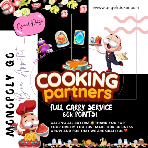 01 COOKING Partner’s Event return on OCT 7TH (Read Description)