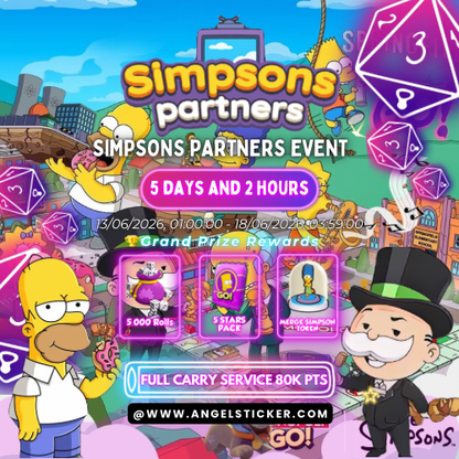001 SIMPSONS Partner’s Event return on JUNE 13TH (Read Description)